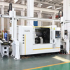 XSC500D Токарный станок с ЧПУ с наклонной станиной Токарный станок с двухсторонним трубным валом