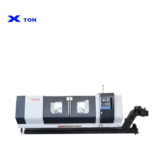 XS160-2500 Большой наклонный фрезерно-центрировочный станок для железнодорожных колес
